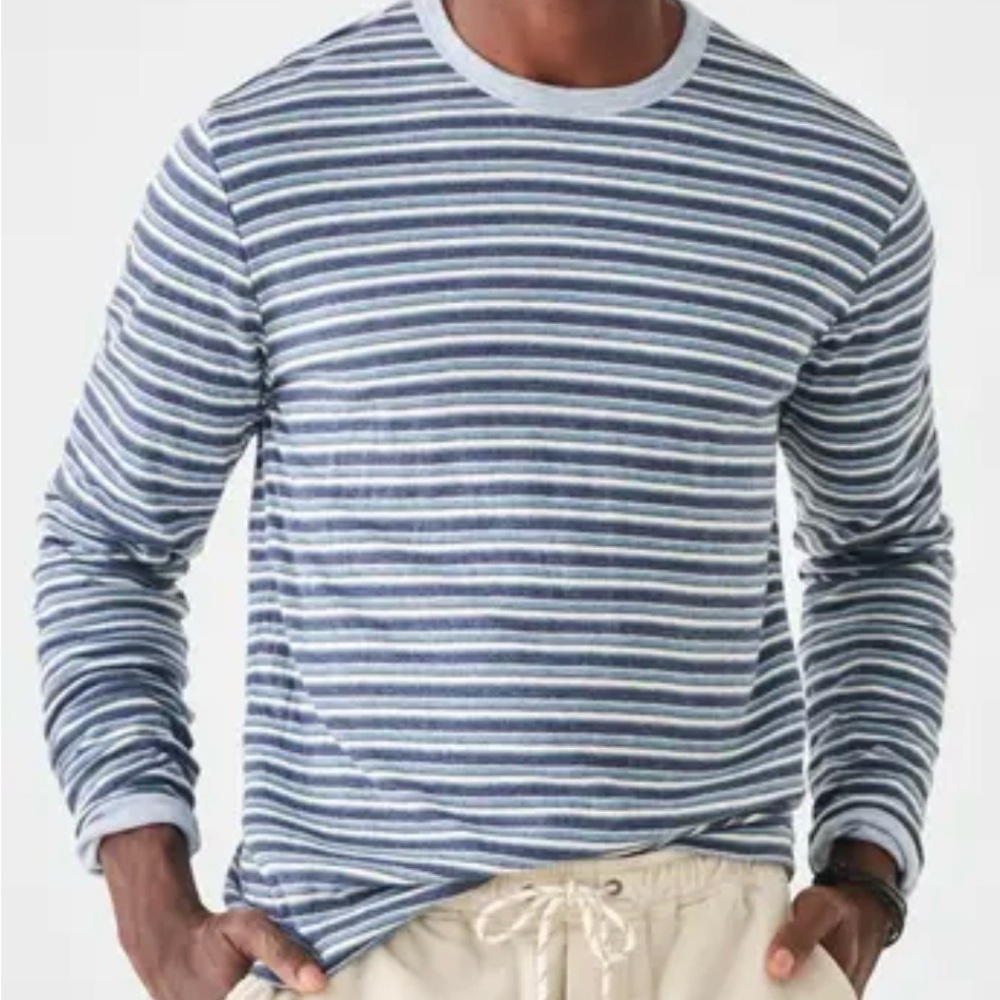 Faherty Men’s Cloud Reversible Crewneck